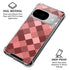 Autumn Red Geometric Google Pixel 10 Clear Case
